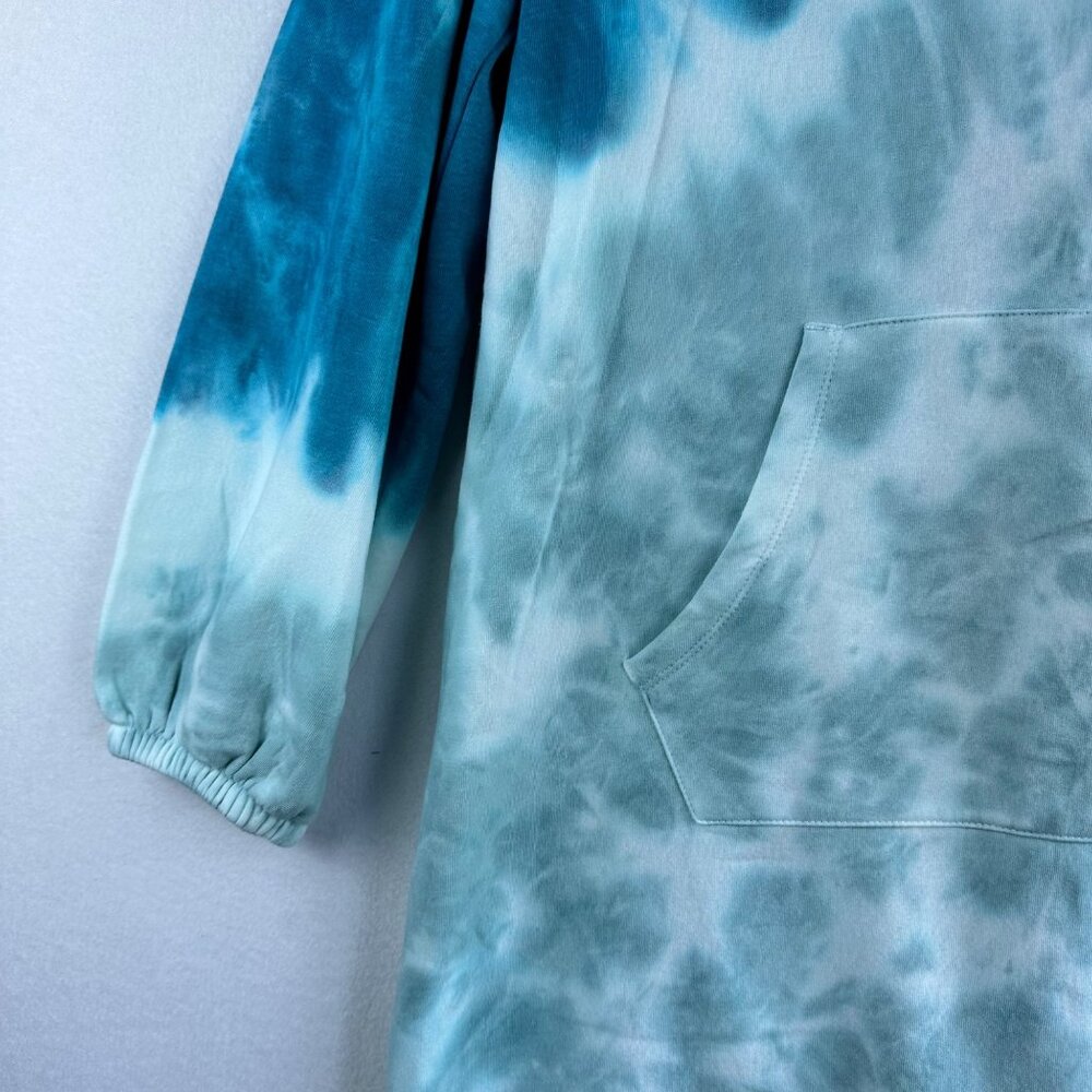 NWT LIVI by Lane Bryant Sweater 14/16 Tie Dye Hood Athleisure Lounge Beach 1X - Picture 3 of 10